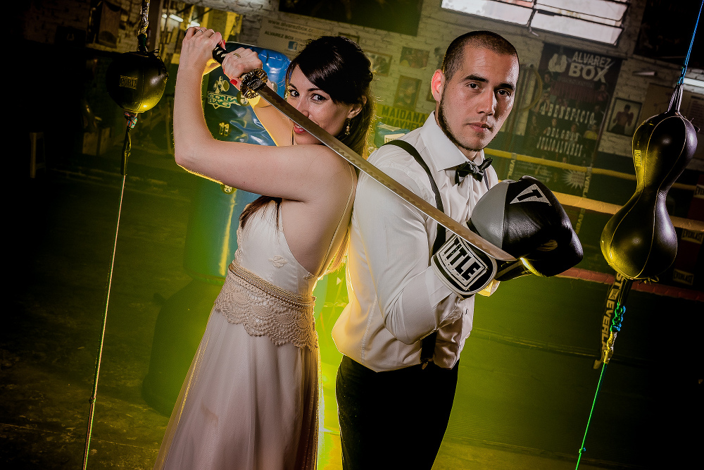 Gustavo Campos, fotografo de bodas, trash the dress, sesion de novios, sesión post boda, Gus Campos, boxing session, boxing bride, fotografo de casamiento en capital, fotografo buenos aires, alvarez boxing club, fotos de bodas diferentes